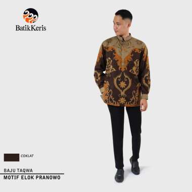 Jual Batik Keris Baju Taqwa Lengan Panjang Elok Pranowo 101 E7 Mkfs02 Terbaru & Original - Harga