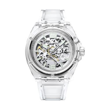 POLICE PL.15924JP Automatic Translucent Original Jam Tangan Pria Transparent Clear