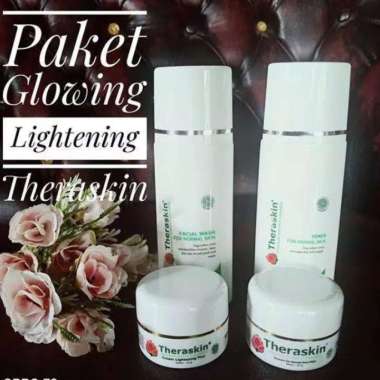 Paket Glowing Theraskin Cream Perawatan Wajah/Paket Glowing