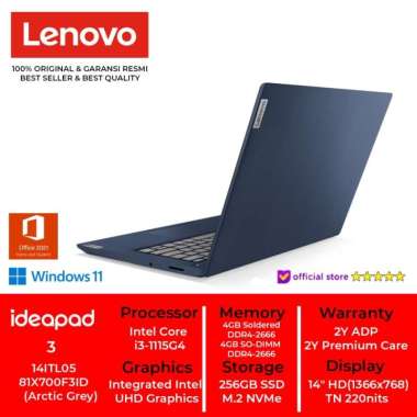 Jual Lenovo Ideapad I3 Itl05 Original Murah Harga Diskon Oktober 2022