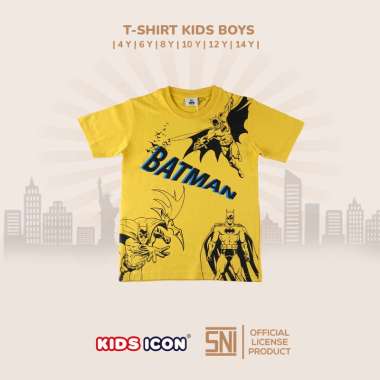 Jual KIDS ICON - Kaos Anak Laki-laki SUPERMAN 4-14 Tahun With Printing