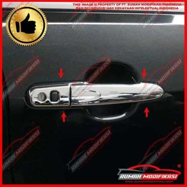 Door Handle Cover Cover Handle Pintu Toyota Rush 2018-On Chrome