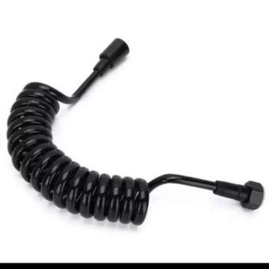 selang spiral hitam / selang shower hitam
