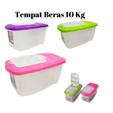 Rice Box 10 KG / Tempat Beras/ Container Beras Putih