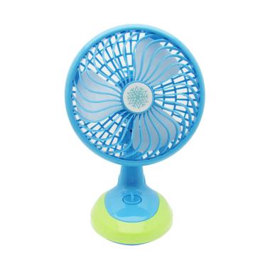 Jual Mini Fan USB Portable Kipas Angin Meja Biru Online 