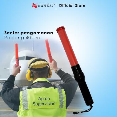 Tongkat Senter Parkir / Lampu Polisi Lalu Lintas Pendek Nankai -