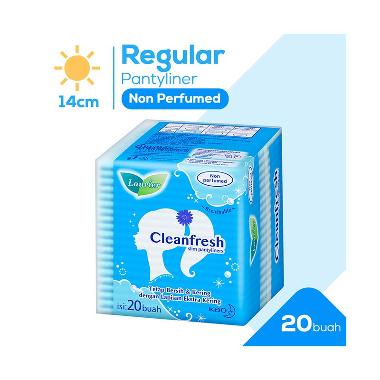 Promo Harga Laurier Pantyliner Cleanfresh NonPerfumed 20 pcs - Blibli