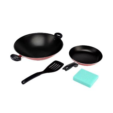 Maxim Valentino Set Peralatan Masak Red