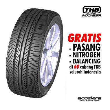 Accelera Gamma 165/65 R13 Ban Mobil [Gratis Pasang Balancing Dan Nitrogen] Black