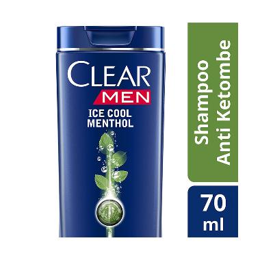 Clear Shampoo Anti Ketombe Ice Cool Menthol 70ml Clear Shampoo Anti Ketombe Ice Cool Menthol 70ml