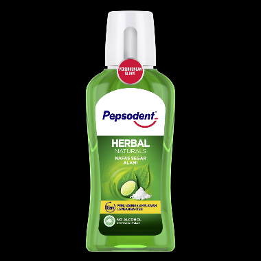 PEPSODENT Mouthwash Herbal Natural - Anti Bakteri [150 mL]