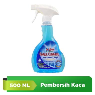 Yuri Fresh Fresh Blue Glass Cleaner Pembersih Kaca Botol [500 mL]