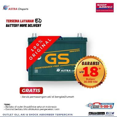 GS Maintenance 80D26L Aki Mobil [12 V/ 70 Ah]