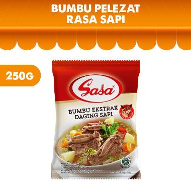 Sasa Kaldu Pelezat Serba Sapi Bumbu Masak [250 g]