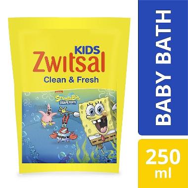 Zwitsal Kids Bubble Bath Blue Clean & Fresh Sabun Anak 250 mL