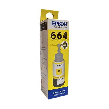 Epson T6644 Tinta Printer Original For Epson L100 , L110 , L200 , L210 , L300 , L350 Yellow
