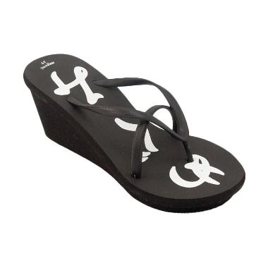Megumi Garibaldi Sandal Heels Wanita - Black