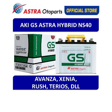 Aki mobil GS ASTRA Hybrid NS40 Avanza, Xenia, Rush, Terios, dll
