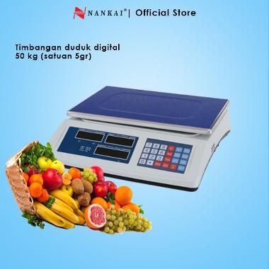 Timbangan Duduk Digital [50 kg] Nankai Silver