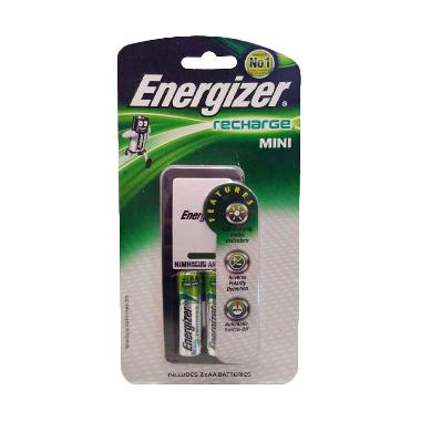 Energizer Charger with Rechargeable AA Battery Forrest Green