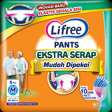 Lifree Popok Celana Dewasa Extra M [5 pcs]