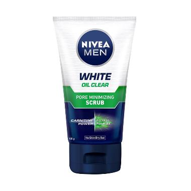 Promo Harga Nivea Men Facial Foam Bright Oil Clear Pore Minimizing Scrub 100 ml - Blibli