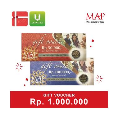 Promo MAP - Voucher Fisik Pecahan Rp. 1.000.000 di Seller Ultra Voucher