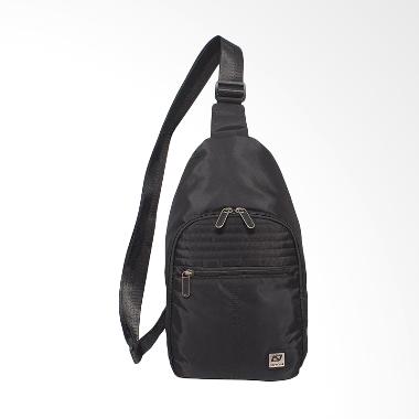 Navy Club 5552 Tas Selempang Travel - Hitam Black
