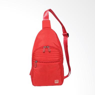 Navy Club 5552 Tas Selempang Travel - Merah Red