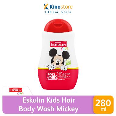 Eskulin Kids 2in1 Hair & Body Wash Clean & Smooth - 280mL multicolor