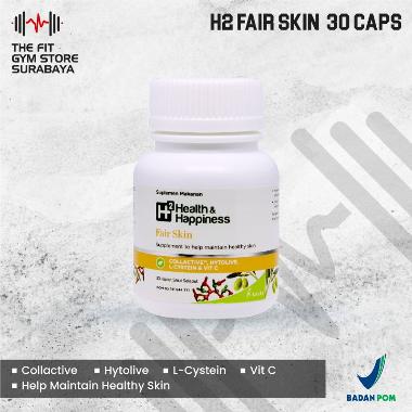 H2 Health&Happiness Fair Skin Pemutih Kulit 30 Capsul BPOM