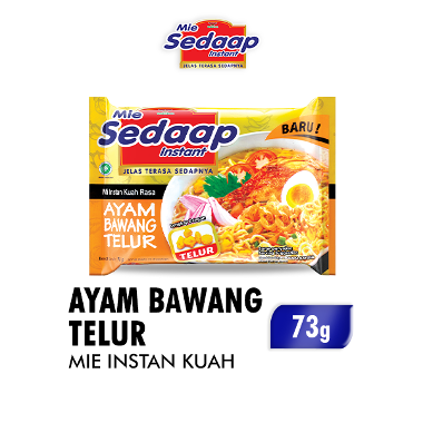 Promo Harga Sedaap Mie Kuah Ayam Bawang Telur 73 gr - Blibli
