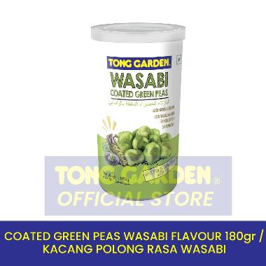 Tong Garden Coated Green Peas Wasabi Flavour 180gr - Kacang Polong Tepung Rasa Wasabi