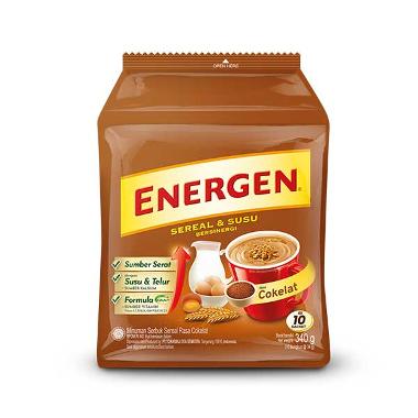 Promo Harga Energen Cereal Instant Chocolate per 10 sachet 34 gr - Blibli