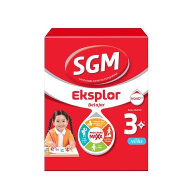 Promo Harga SGM Eksplor 3+ Susu Pertumbuhan Vanila 900 gr - Blibli