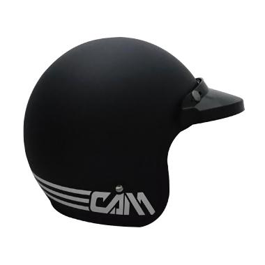 Jual Helm Bogo List Black Doff Pet Online - Harga