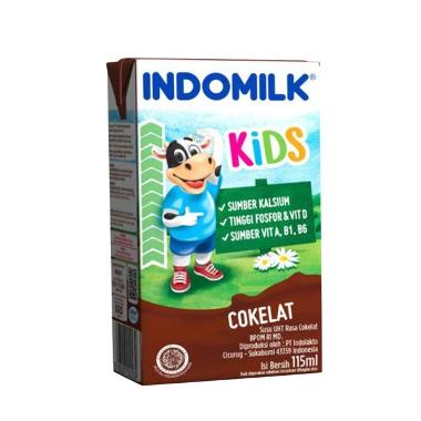 Promo Harga Indomilk Susu UHT Kids Cokelat 115 ml - Blibli