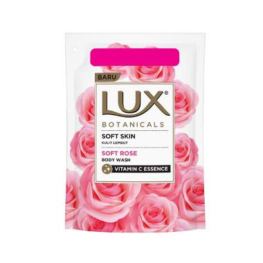 Promo Harga LUX Botanicals Body Wash Soft Rose 400 ml - Blibli