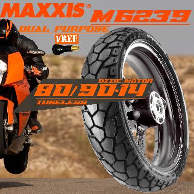 Ban Motor Maxxis Dual Purpose Cross M6239 M6240 [80-90-14] for Beat - X-Ride