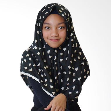 Trinity Optima Production Naura Kerudung Love Putih Hitam Merchandise