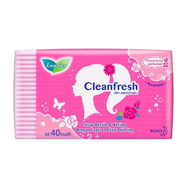 Promo Harga Laurier Pantyliner Cleanfresh Perfumed 40 pcs - Blibli