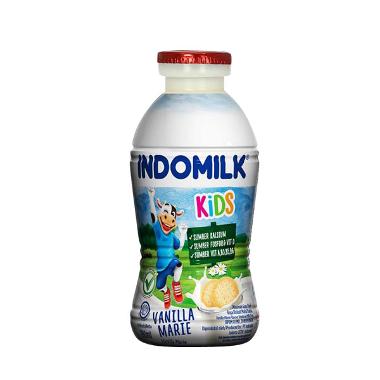 Promo Harga Indomilk Susu Cair Botol Vanilla Marie 190 ml - Blibli