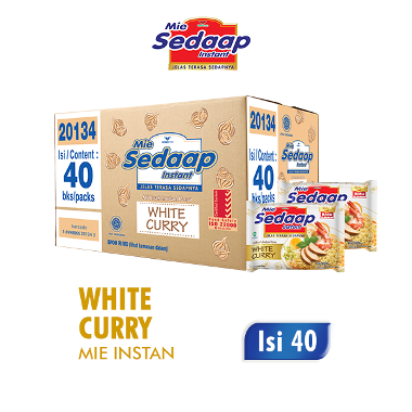 SEDAAP MIE Instant White Curry [40 pcs x 81 g]