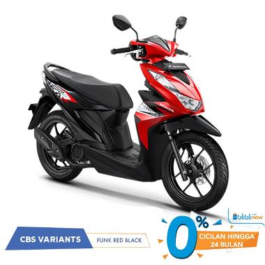 Honda BeAT CBS Sepeda Motor [VIN 2023] Red Black Yogyakarta