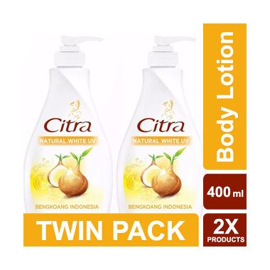 Citra Hand And Body Lotion Natural White Uv [Twin Pack/400mL]