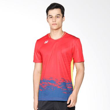 Yonex Lee Chong Wei Men V-Neck T-Shirt High Red(TVM10003CWOD-HRRDZZ)