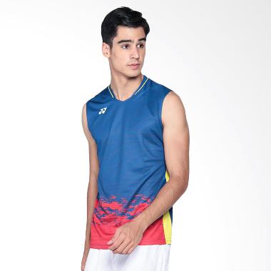 YONEX Lee Chong Wei Men V-Neck Tank ... ton - Blue (