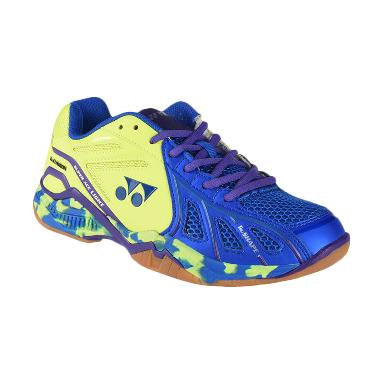 YONEX Men Super Ace Light Sepatu Ba ... Green (SAL-Bluelimegreen)