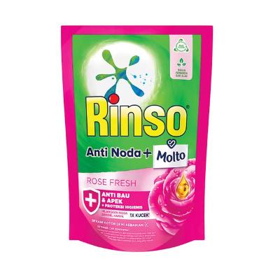 Promo Harga Rinso Liquid Detergent + Molto Pink Rose Fresh 750 ml - Blibli