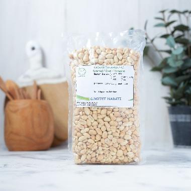 500gr Roasted Kuartet Nabati Kacang Tanah Kupas - Oven - Panggang - Rasa Original